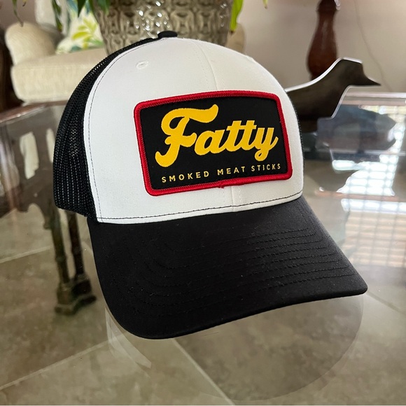 Fatty Smoked Meat Sticks Snapback Trucker Hat Cap - Picture 1 of 13